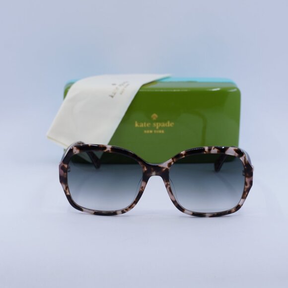 Kate Spade AMBERLYNN/S 0MAP 9K Square Sunglasses - Havana/Green